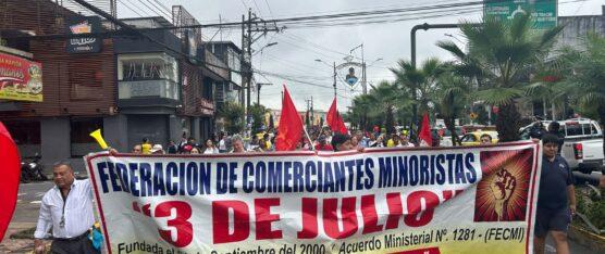 MARCHA POR EL DÍA DEL TRABAJO EN LAS PRINCIPALES AVENIDAS DE SANTO DOMINGO