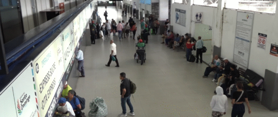 NO SE REPORTA MAYOR AFLUENCIA DE USUARIOS EN LA TERMINAL TERRESTRE DE SANTO DOMINGO