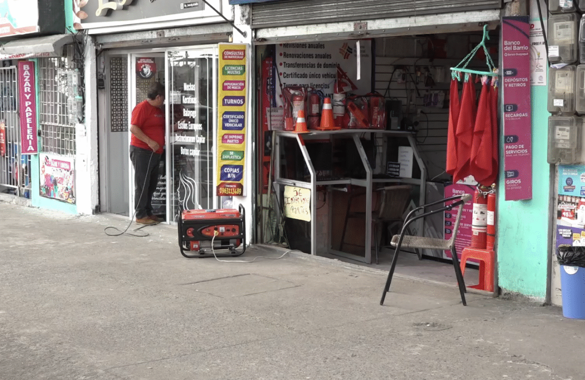 EN EL CENTRO DE SANTO DOMINGO SE REGISTRÓ UN CORTE DE ENERGÍA