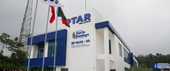 SE INAUGURÓ LA PLANTA DE TRATAMIENTO DE AGUAS RESIDUALES DE SANTO DOMINGO