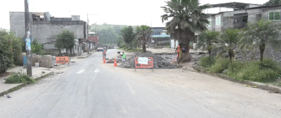 AVENIDA EDMUNDO ANDRADE TIENE 80% DE AVANCE TRAS SOCAVÓN