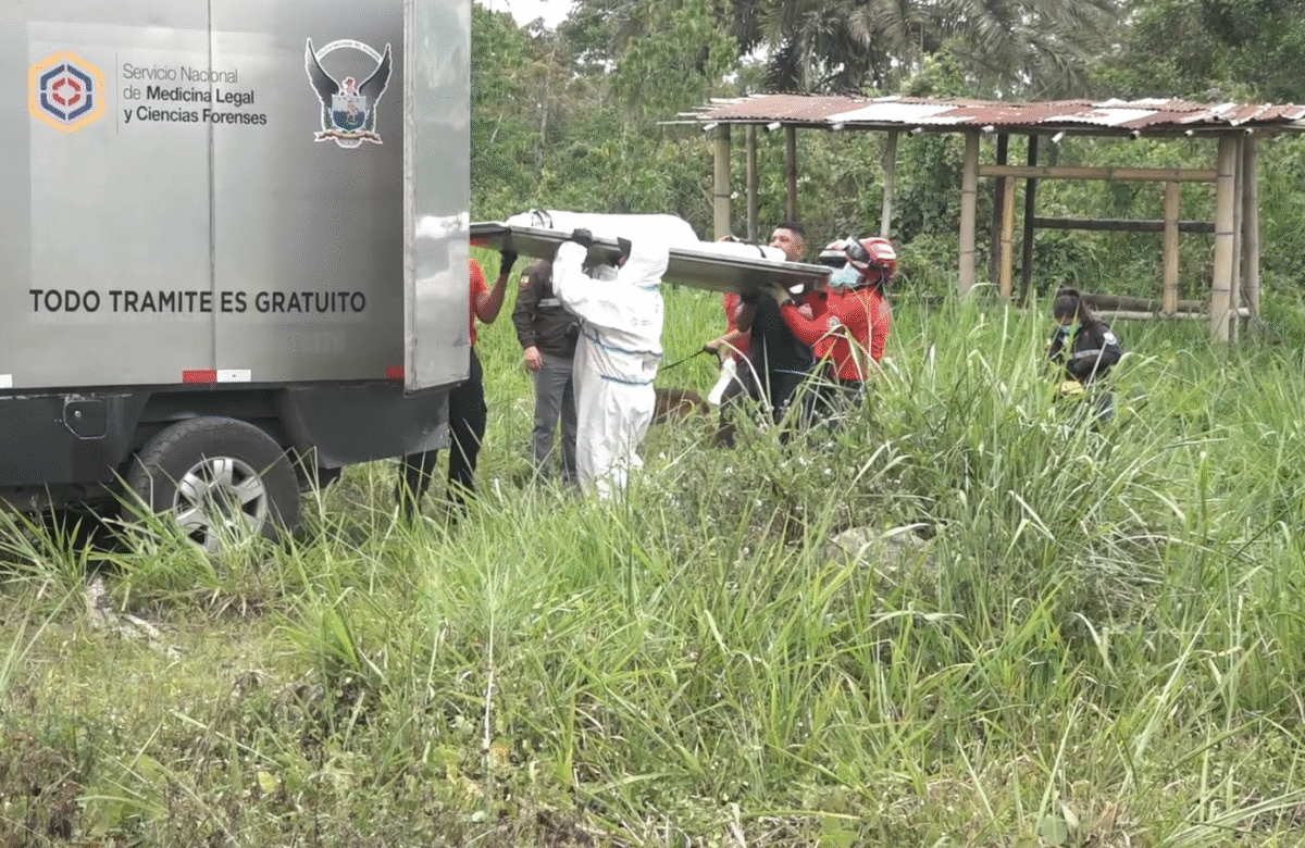ENCONTRARON RESTOS HUMANOS EN EL SECTOR DE EL ÉBANO