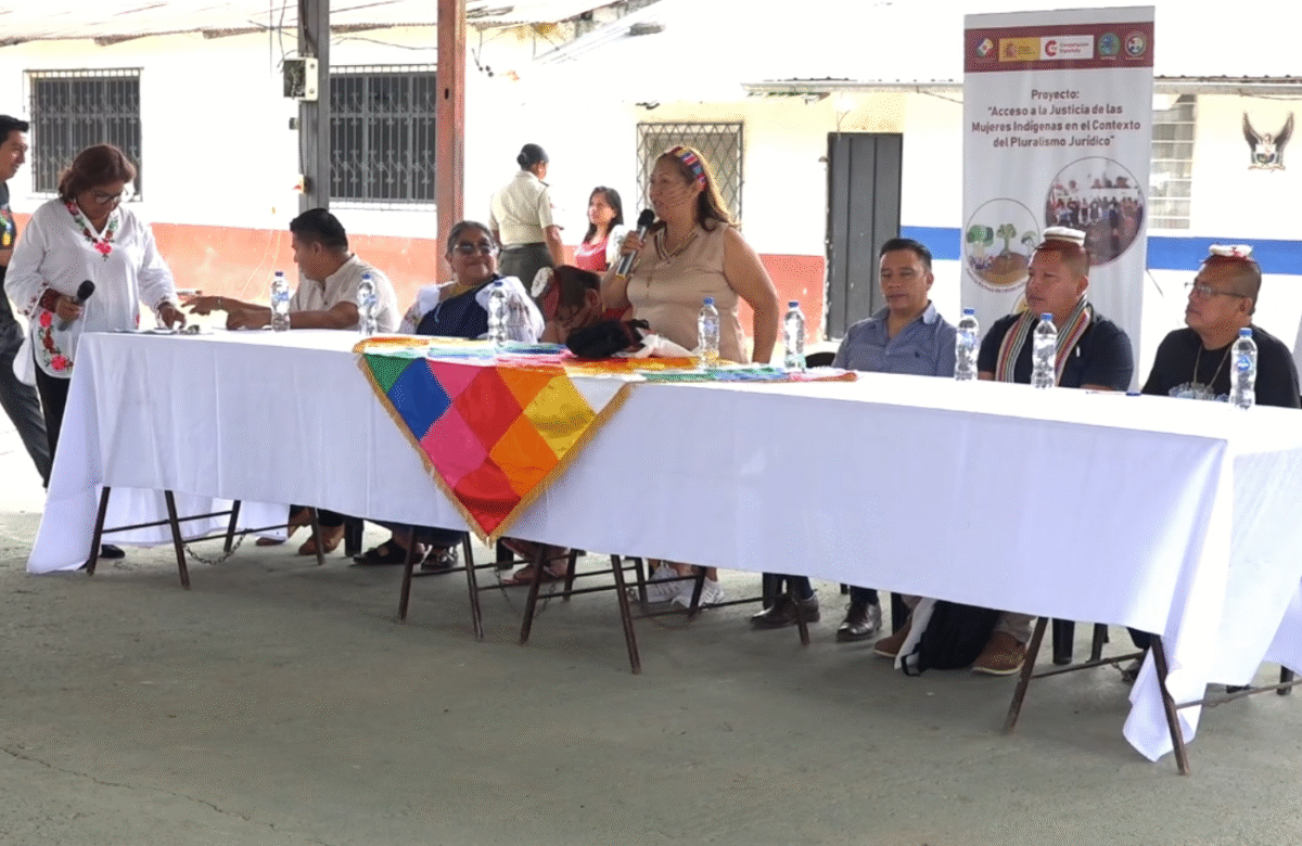 AUTORIDADES RESALTAN LA IMPORTANCIA DE FORTALECER LA JUSTICIA COMUNITARIA