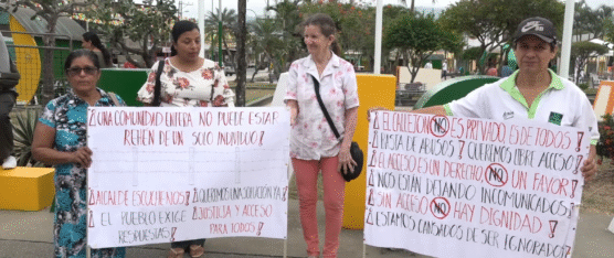 HABITANTES DEL RECINTO LA CANTERA BUSCAN SE HABILITE LA VÍA DE ACCESO