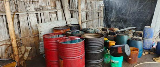 DETECTAN DOS CENTROS DE ACOPIO ILEGAL DE COMBUSTIBLE EN ZONA FRONTERIZA CON PERÚ