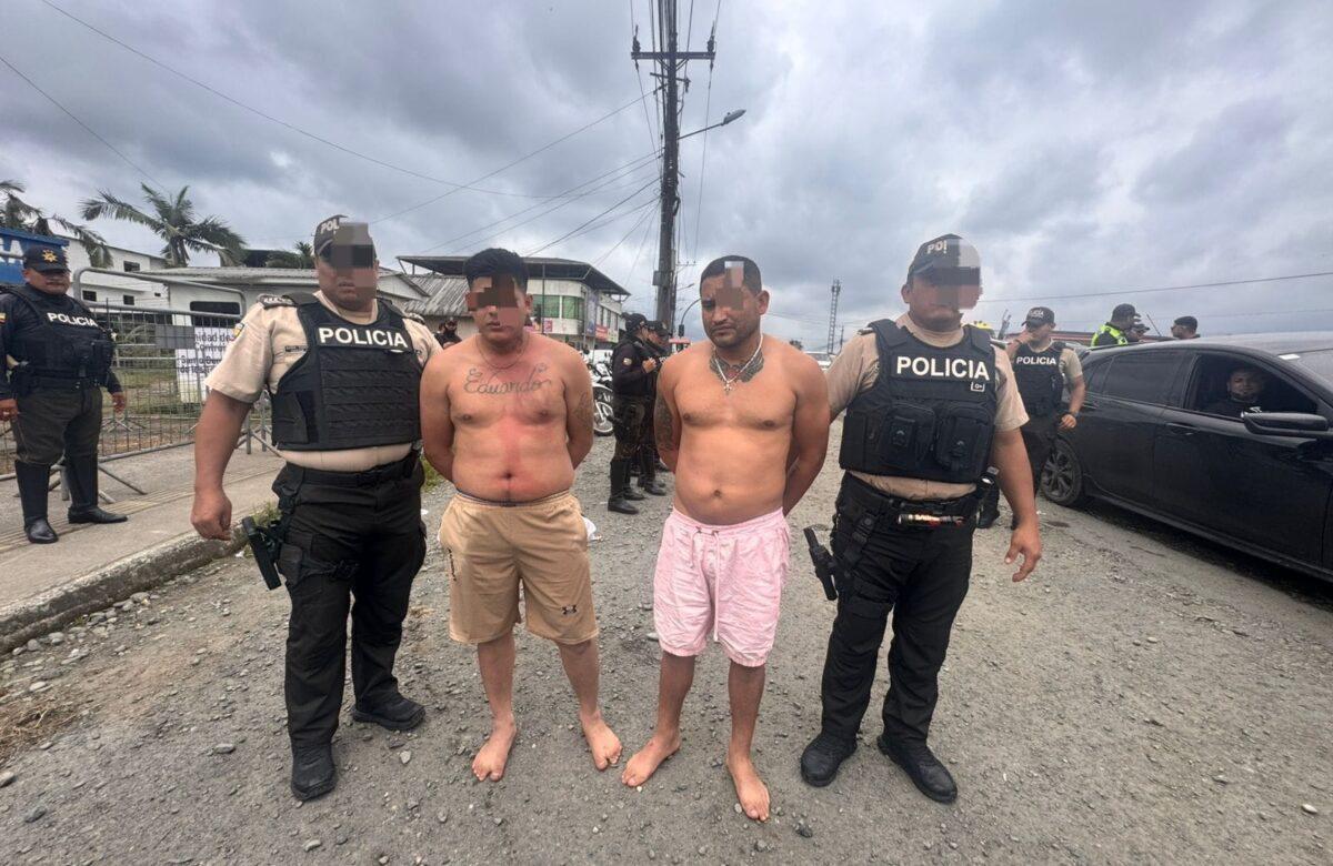 DOS DETENIDOS Y UN VEHÍCULO RECUPERADO EN OPERATIVO CAMEX EN SANTO DOMINGO