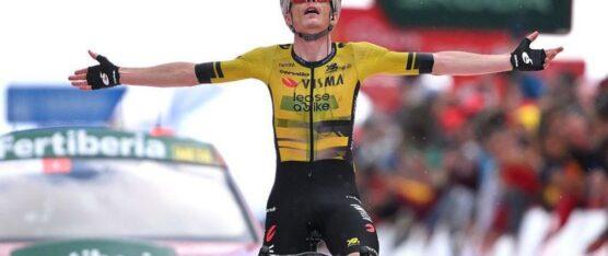 J. VINGEGAARD GANÓ LA ETAPA 9 EN LA VUELTA A ESPAÑA 2025