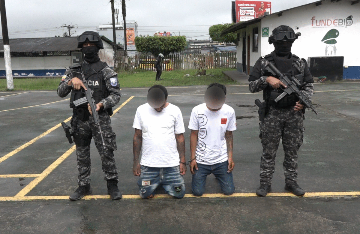 EN LA CRISTO VIVE SE DETUVO A DOS PERSONAS CON ARMAS DE FUEGO
