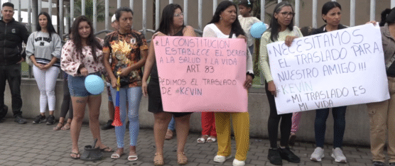FAMILIARES DE KEVIN YASÁN MARCHAN Y PIDEN SU TRASLADO URGENTE
