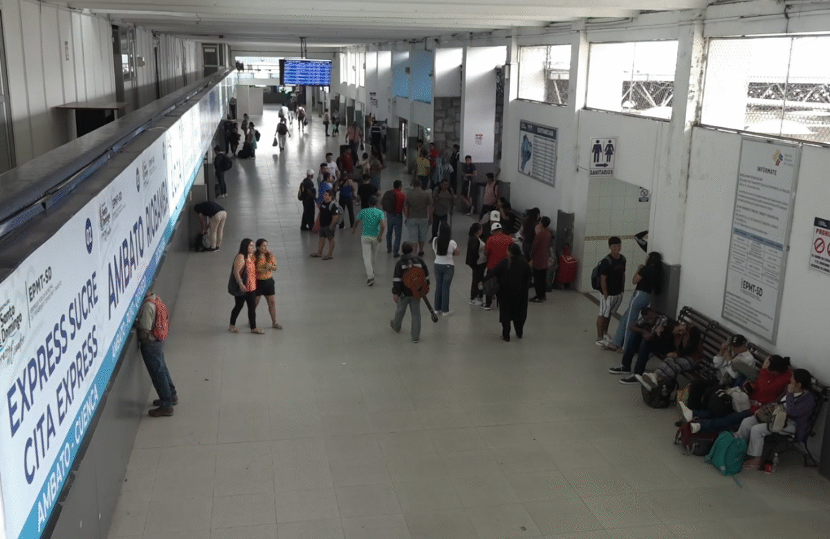 ESTE FERIADO HUBO BAJA AFLUENCIA DE PASAJEROS EN TERMINAL DE STO. DGO.