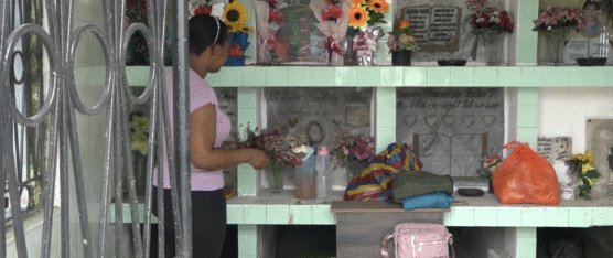 FAMILIAS Y COMERCIANTES SE ALISTAN PARA EL DÍA DE LOS DIFUNTOS EN SANTO DOMINGO