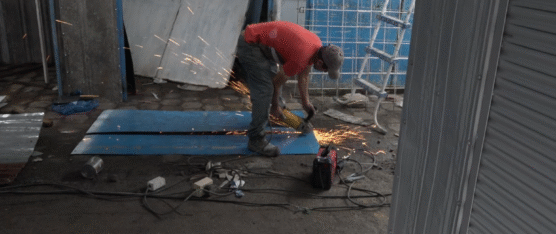 LOS TRABAJOS EN LOS NUEVOS PUESTOS EN LA EXMINITERMINAL AVANZAN EN UN 95%