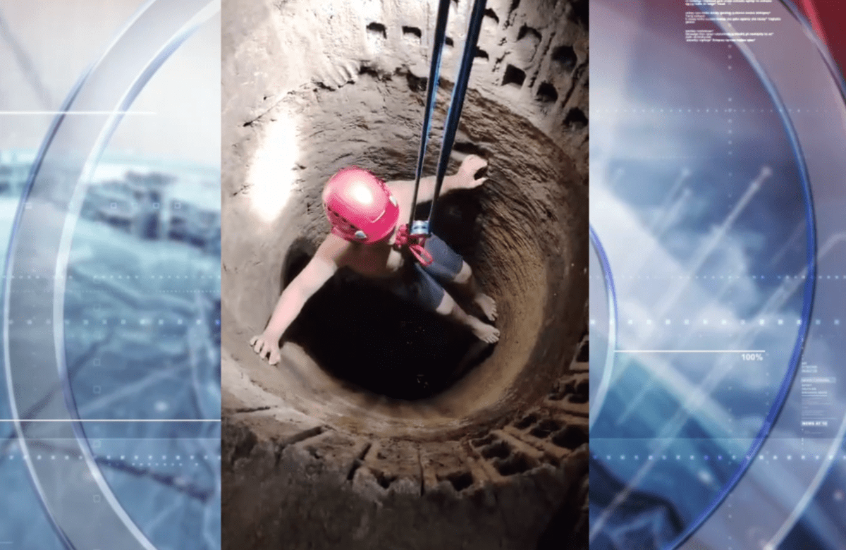 UN ADOLESCENTE FUE RESCATADO TRAS CAER EN UN POZO DE AGUA