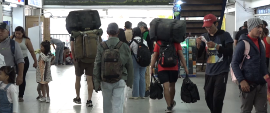 LA TERMINAL TERRESTRE LUCIÓ LLENA PREVIO A LA NAVIDAD