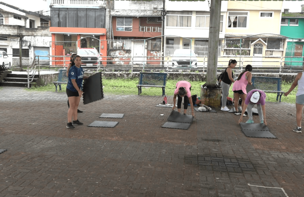 LA COMUNIDAD SE ORGANIZÓ PARA REALIZAR ACTIVIDAD FÍSICA Y SALIR DE LA RUTINA