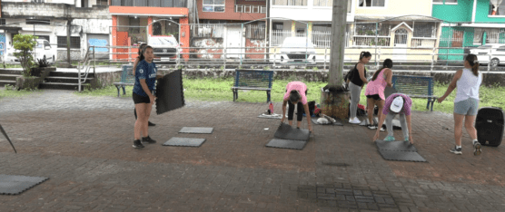 LA COMUNIDAD SE ORGANIZÓ PARA REALIZAR ACTIVIDAD FÍSICA Y SALIR DE LA RUTINA