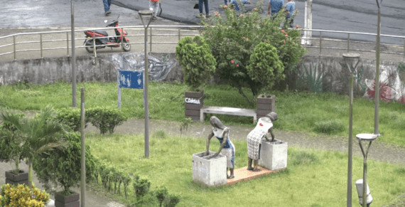 CIUDADANOS DENUNCIAN ABANDONO DEL MIRADOR LUIS ALBERTO SAMPEDRO