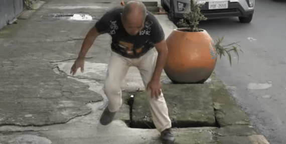 INCONVENIENTES PARA LOS PEATONES EN LA AVENIDA RÍO TOACHI