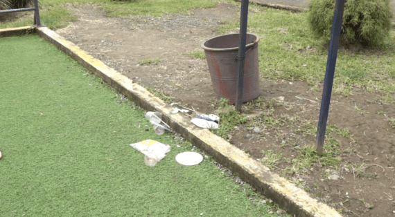 CIUDADANOS PIDEN INTERVENCIÓN MUNICIPAL EN PARQUES DE SANTO DOMINGO