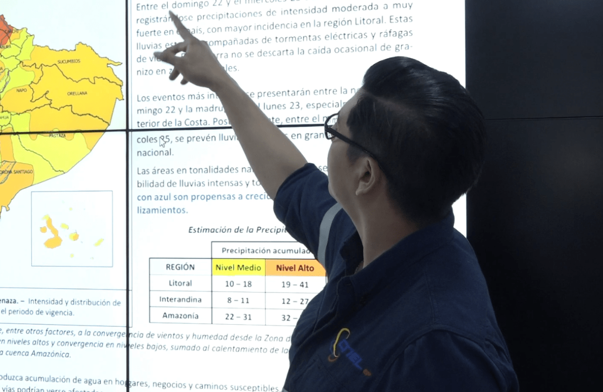 CNEL TIENE LISTO SU PLAN DE CONTINGENCIA POR LAS LLUVIAS