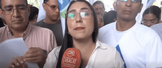 LA CONCEJAL LILIANA SILVA ENCABEZÓ LA MARCHA EN DEFENSA DEL AGUA