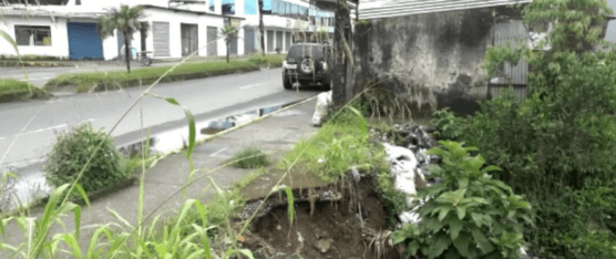 EN LA SANTA MARTHA HAY PELIGRO DE QUE LA AVENIDA COLAPSE