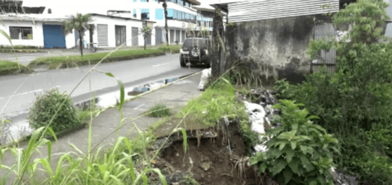 EN LA SANTA MARTHA HAY PELIGRO DE QUE LA AVENIDA COLAPSE