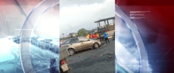 UNA TRIPLE COLISIÓN SE REPORTÓ EN EL REDONDEL DE LA ORANGINE