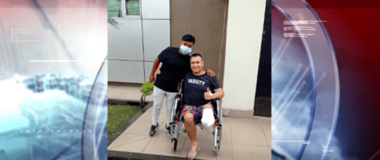 RENÉ PEÑAFIEL PERDIÓ SU PIE IZQUIERDO EN UN ACCIDENTE