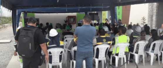 LA VISITA AL MALL SANTO DOMINGO DEJÓ BUENAS SENSACIONES A LOS GREMIOS