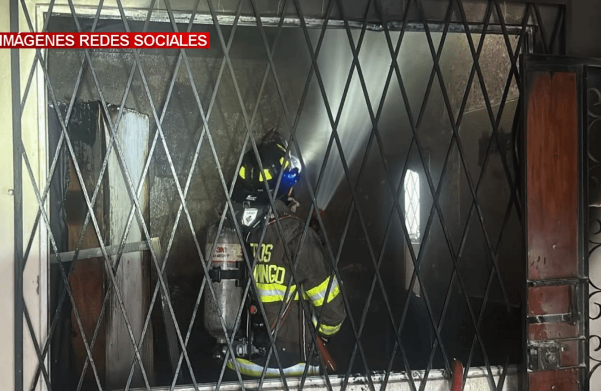UN INCENDIO SE REGISTRÓ EN UNA CASA DE LA COOP. 30 DE JUNIO