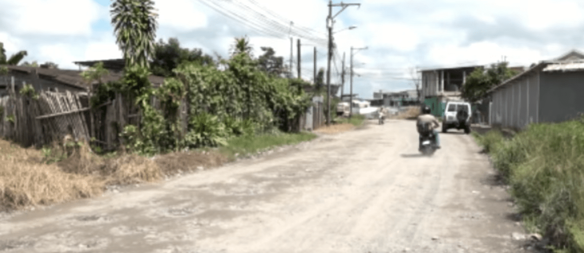 LOS BACHES Y EL POLVO SON UN PROBLEMA EN LA CALLE MARÍA ESTELA BORJA