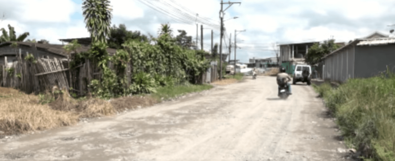 LOS BACHES Y EL POLVO SON UN PROBLEMA EN LA CALLE MARÍA ESTELA BORJA