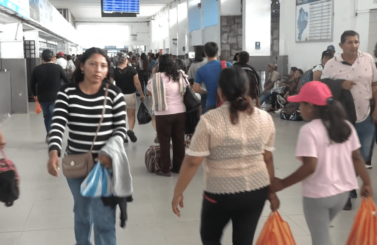 EN LA TERMINAL ESPERAN UNA BAJA AFLUENCIA DE USUARIOS