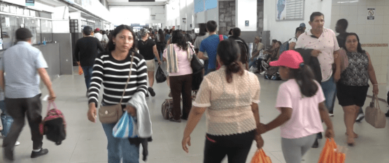 EN LA TERMINAL ESPERAN UNA BAJA AFLUENCIA DE USUARIOS