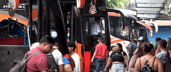 VOLVIÓ LA NORMALIDAD EN LA TERMINAL TERRESTRE DE STO. DGO.
