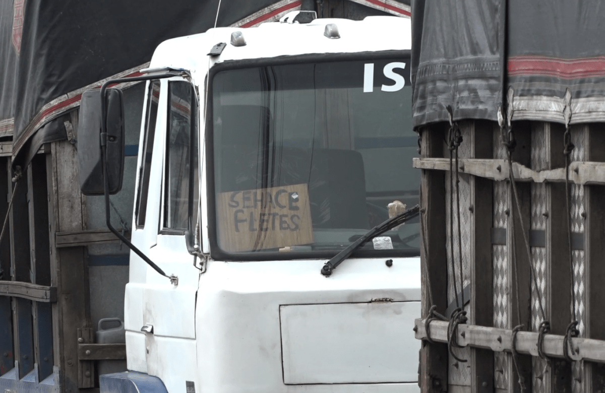 CRISIS DE FLETES GOLPEA EL SUSTENTO DIARIO DE CONDUCTORES
