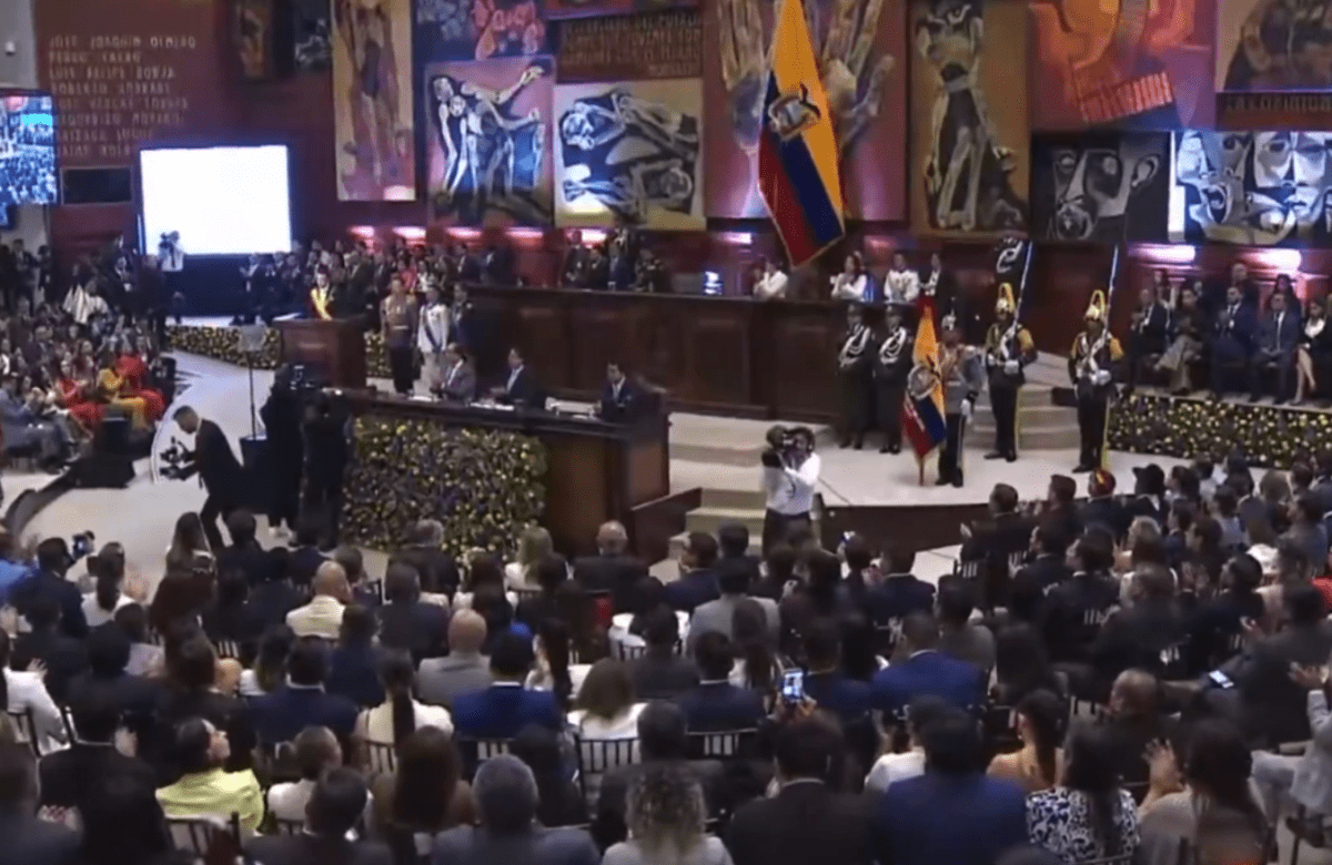 EL PRESIDENTE DANIEL NOBOA REALIZÓ SU INFORME A LA NACIÓN
