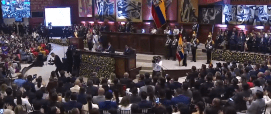 EL PRESIDENTE DANIEL NOBOA REALIZÓ SU INFORME A LA NACIÓN