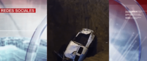 UNA CAMIONETA SE ACCIDENTÓ EN EL BY PASS CHONE-QUEVEDO
