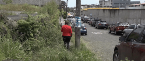 LA CANTIDAD DE MALEZA DIFICULTA CAMINAR POR LA VEREDA