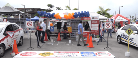 SE REALIZÓ LA PRIMERA FERIA DE SEGURIDAD VIAL EN STO. DGO.