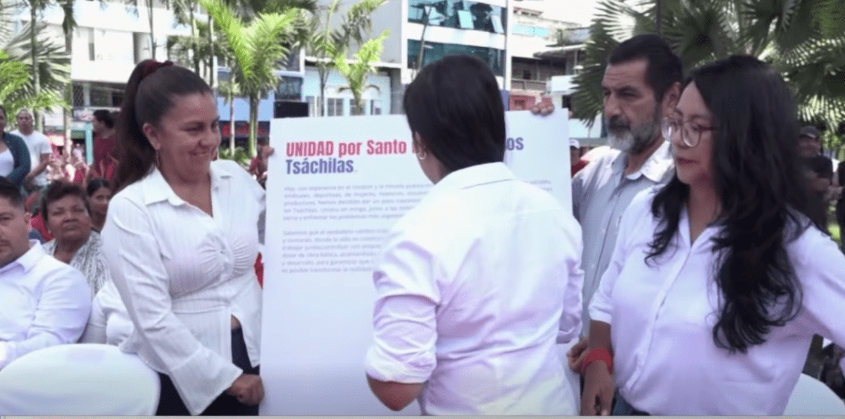SE FORMALIZÓ LA ALIANZA UNIDAD POR SANTO DOMINGO DE LOS TSÁCHILAS