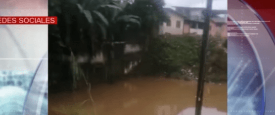 LA CANCHA DEL COMITÉ QUEDÓ INUNDADA DEBIDO A LAS LLUVIAS