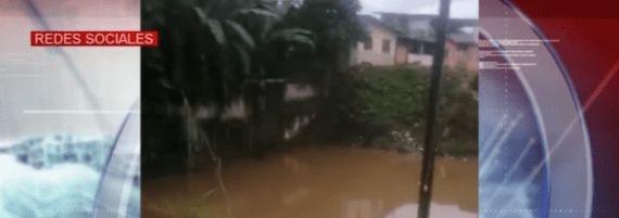 LA CANCHA DEL COMITÉ QUEDÓ INUNDADA DEBIDO A LAS LLUVIAS